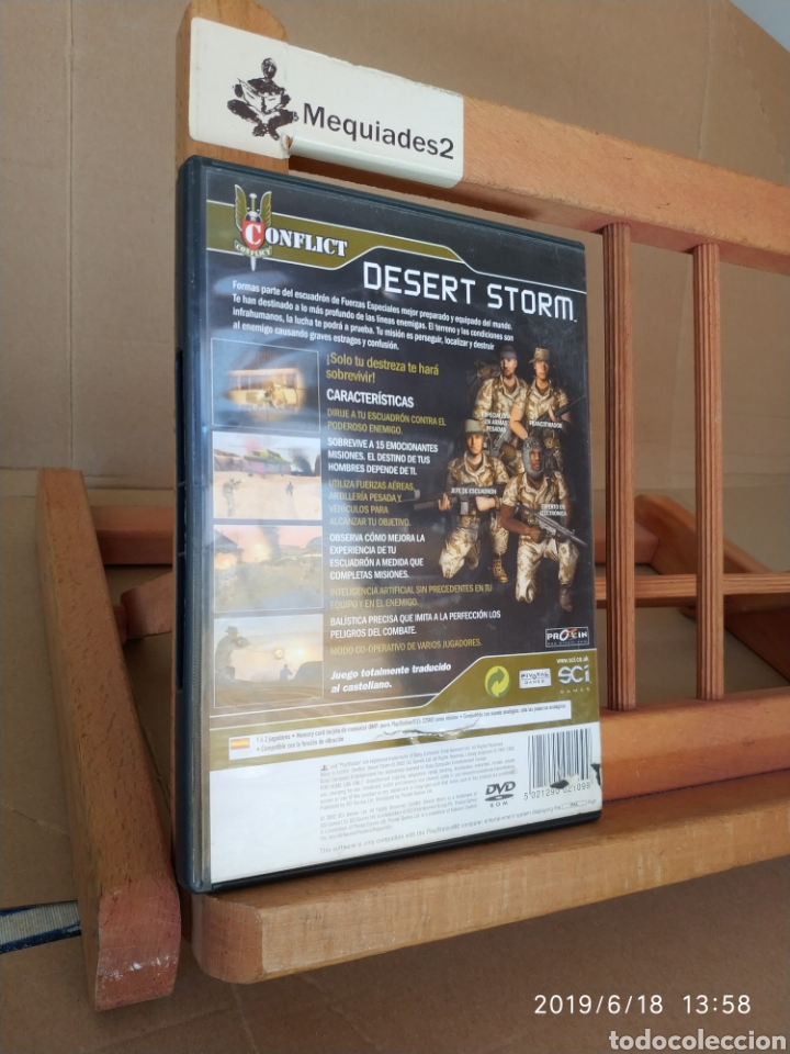 Videojuegos y consolas: DESERT STORM (PAL ESPA&Ntilde;A COMPLETO - Foto 2
