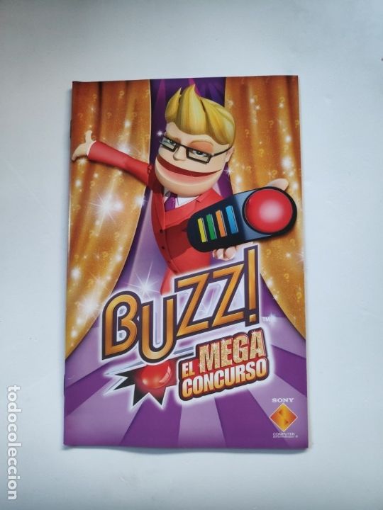 Videojuegos y consolas: MANUAL INSTRUCCIONES BUZZ! EL MEGA CONCURSO PS2 - Foto 1