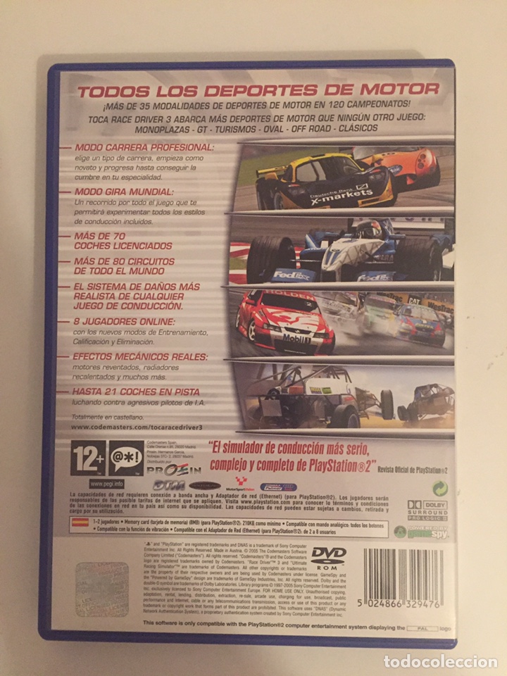 toca race driver 3 cheats for ps2