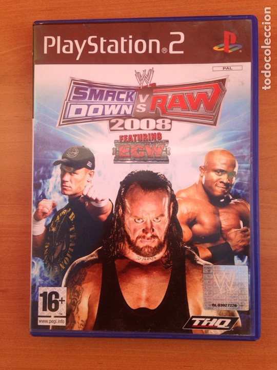 Videojuegos y consolas: Wwe Smackdown! Vs. Raw 2008 Platinum - Foto 1