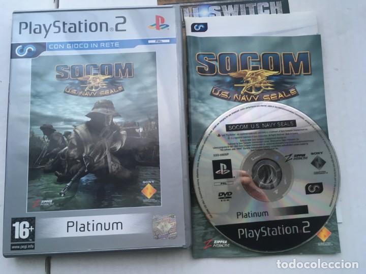 Socom Us Navy Seals Platinum Ps2 Playstation 2 Buy Video Games And Consoles Ps2 At Todocoleccion