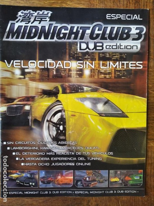 midnight club 3 dub edition para ps2- revista e - Compra venta en  todocoleccion