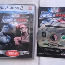 Videojuegos y Consolas: WWE SMACKDOWN VS RAW 2006 SMACK DOWN 06 PS2 PLAYSTATION 2 PLAY STATION TWO KREATEN