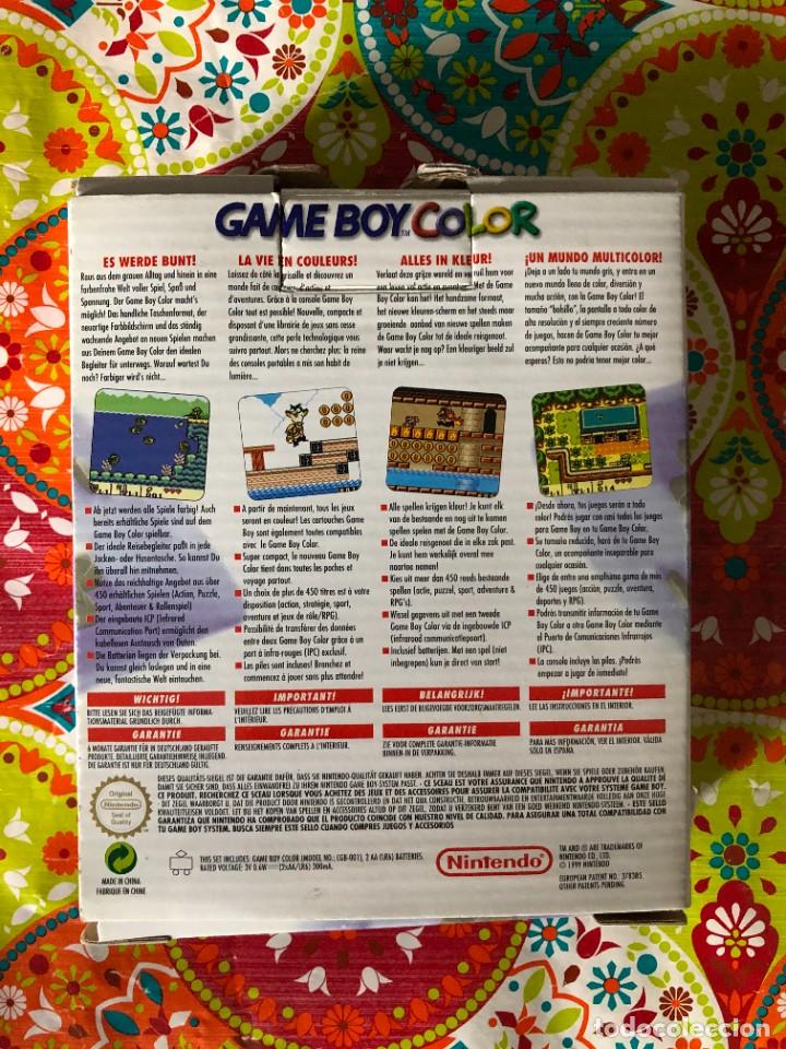 Videojuegos y consolas: Game Boy Color Morada GBC Completa!!!! - Foto 2