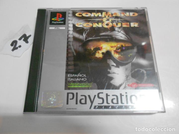 Videojuegos y consolas: ANTIGUO JUEGO PLAYSTATION COMMAND CONQUER - Foto 1