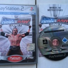 Videojuegos y Consolas: SMACK DOWN VS RAW 2007 WWE PLATINUM PS2 PLAYSTATION 2 PLAY STATION TWO KREATEN