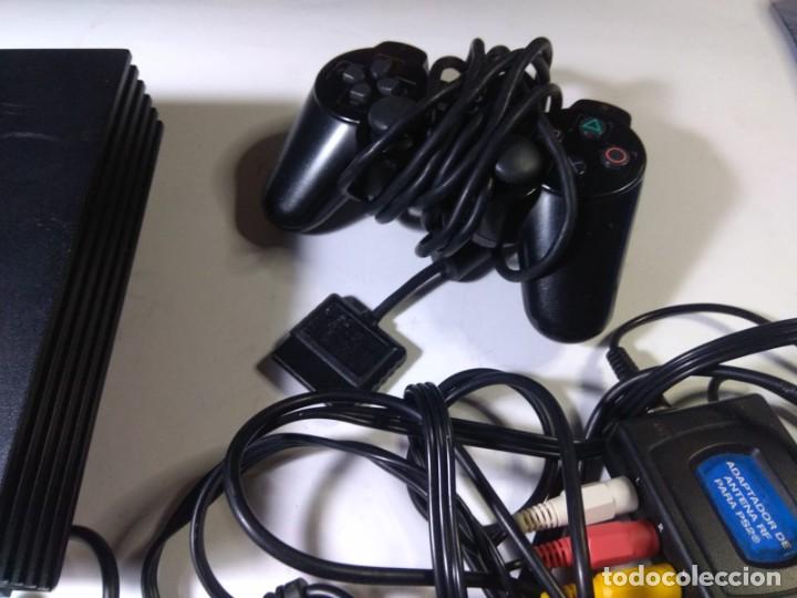Videojuegos y Consolas: PLAYSTATION 2 -1 MANDO-2 MICROFONOS- 5 JUEGOS - Foto 2 - 217585207