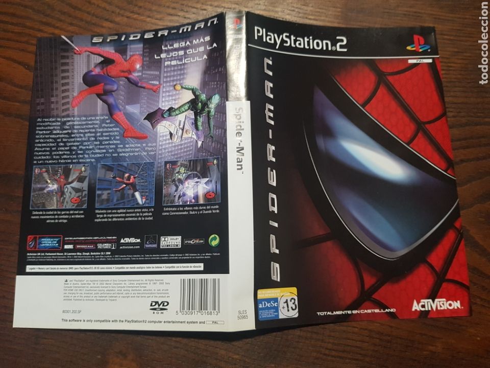 Videojuegos y consolas: SPIDER-MAN PS2 CAR&Aacute;TULA - Foto 1