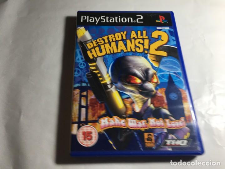 Videojuegos y consolas: JUEGO PS2 DESTROY ALL HUMANS! 2 - Foto 1