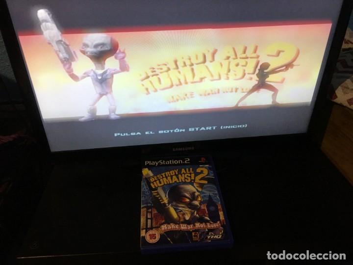 Videojuegos y consolas: JUEGO PS2 DESTROY ALL HUMANS! 2 - Foto 4