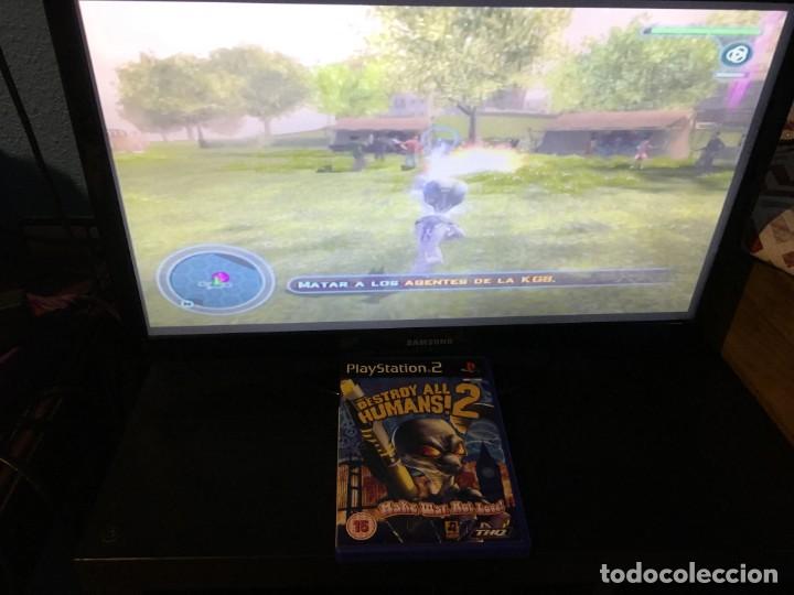 Videojuegos y consolas: JUEGO PS2 DESTROY ALL HUMANS! 2 - Foto 5