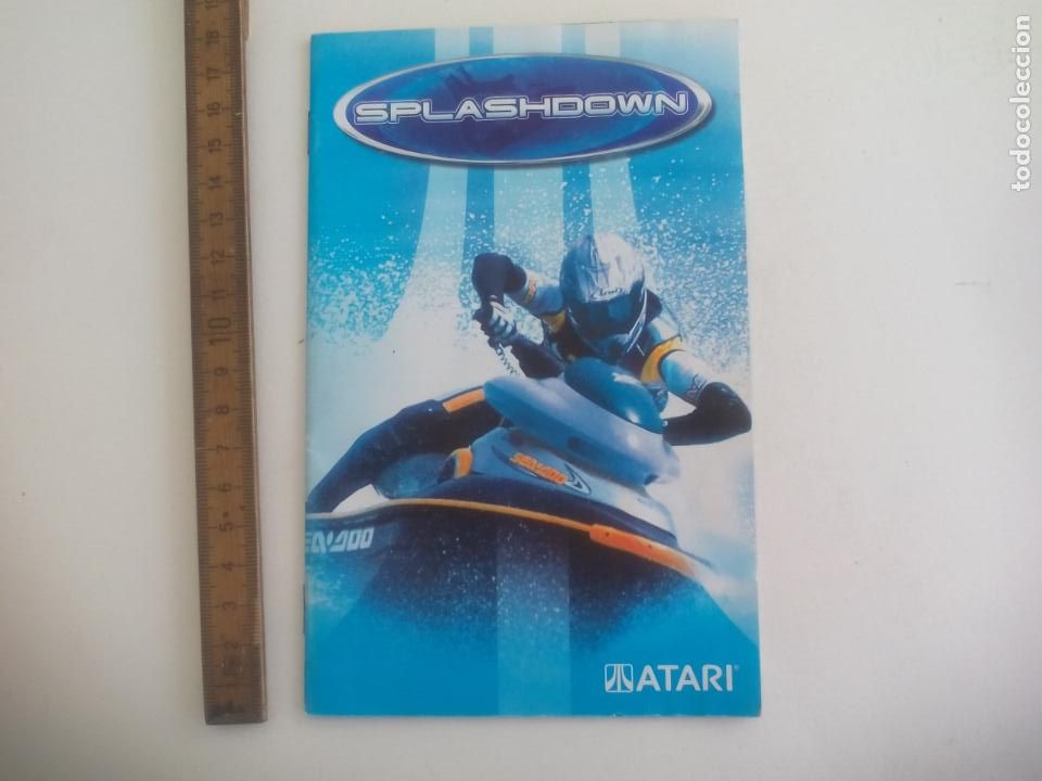 Videojuegos y consolas: ATARI. SPLASHDOWN. MANUAL DE INSTRUCCIONES. PLAY STATION 2 - Foto 1