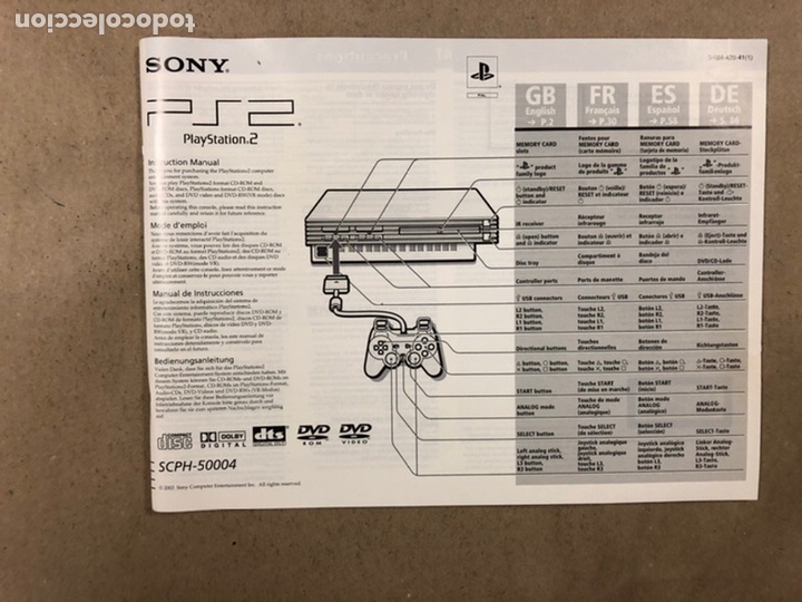 playstation 2. 2 libretos con el manual de inst - Comprar Videojuegos y ...
