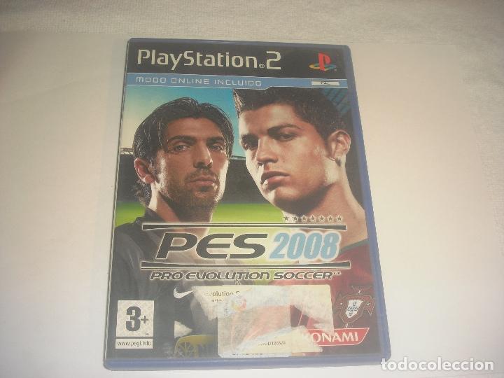 Videojuegos y consolas: PES 2008 . PRO EVOLUTION SOCCER . PLAYSTATION 2. CON INSTRUCCIONES - Foto 1