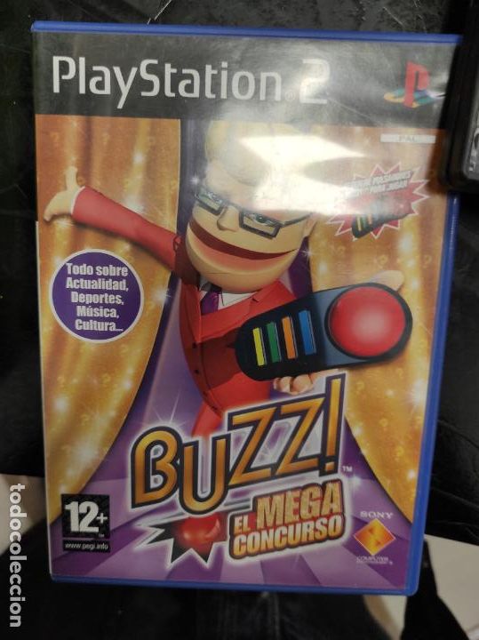 Videojuegos y consolas: Buzz El mega concurso. Pal Espa&ntilde;a - PLAYSTATION 2 - Foto 1