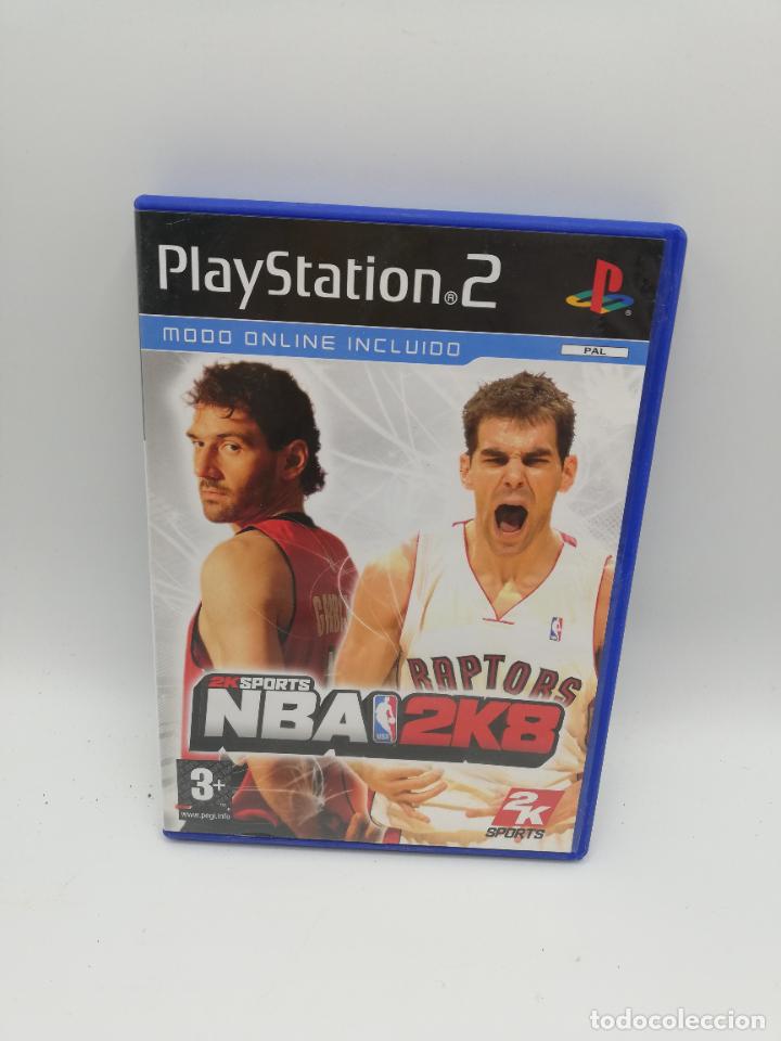 Videojuegos y Consolas: CARATULA CON MANUAL. NBA 2K8. PLAYSTATION 2. SIN JUEGO. VER FOTOS. - Foto 1 - 253639885