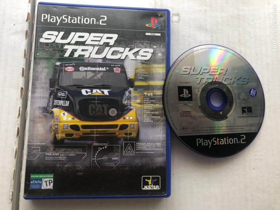 Jeu PS2 Super Trucks - Bon état - Avec Boîtier