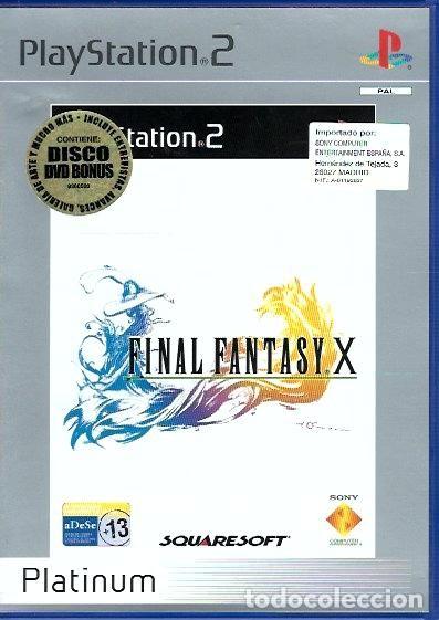 Videojuegos y consolas: JUEGO PS2 FINAL FANTASY X - Foto 1