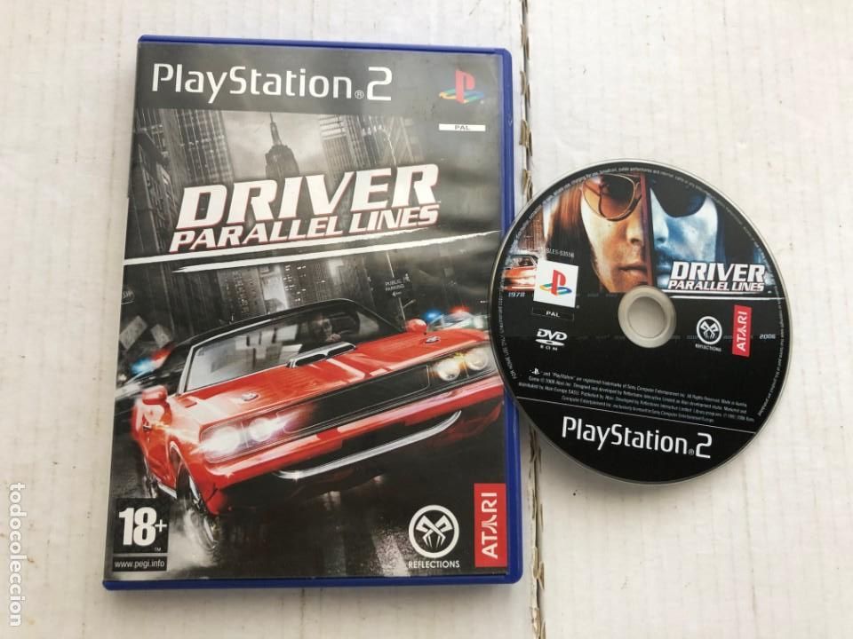 Videojuegos y consolas: DRIVER PARALLEL LINES - ATARI REFLECTIONS - PS2 PLAYSTATION 2 PLAY STATION TWO KREATEN - Foto 1