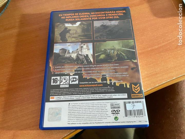 killzone ( edición especial limitada, incluye d - Comprar Videojogos e  Consolas PS2 no todocoleccion