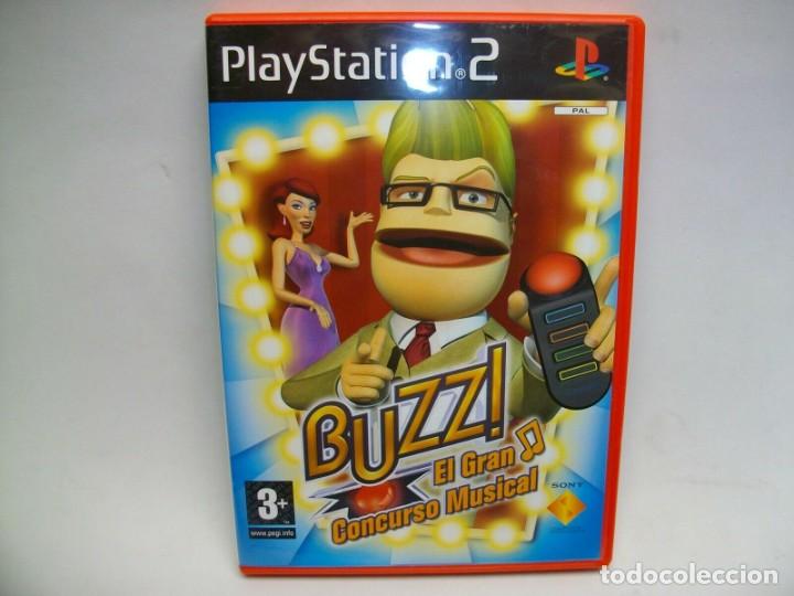 Videojuegos y consolas: BUZZ! EL GRAN CONCURSO MUSICAL de SONY PS2 - Foto 1