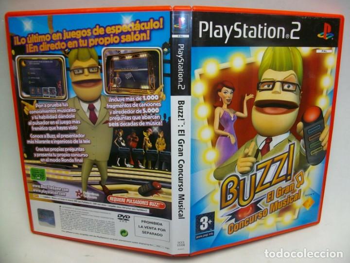 Videojuegos y consolas: BUZZ! EL GRAN CONCURSO MUSICAL de SONY PS2 - Foto 2