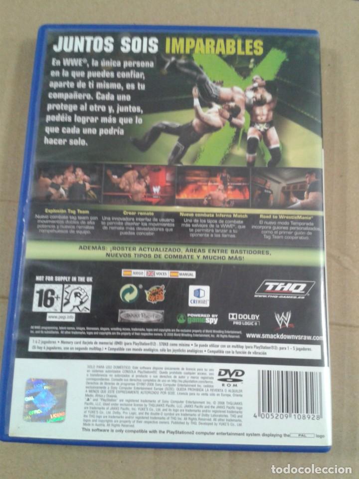 Videojuegos y consolas: PLAYSTATION 2 PS2 SMACK DOWN VS RAM 2009 - Foto 2