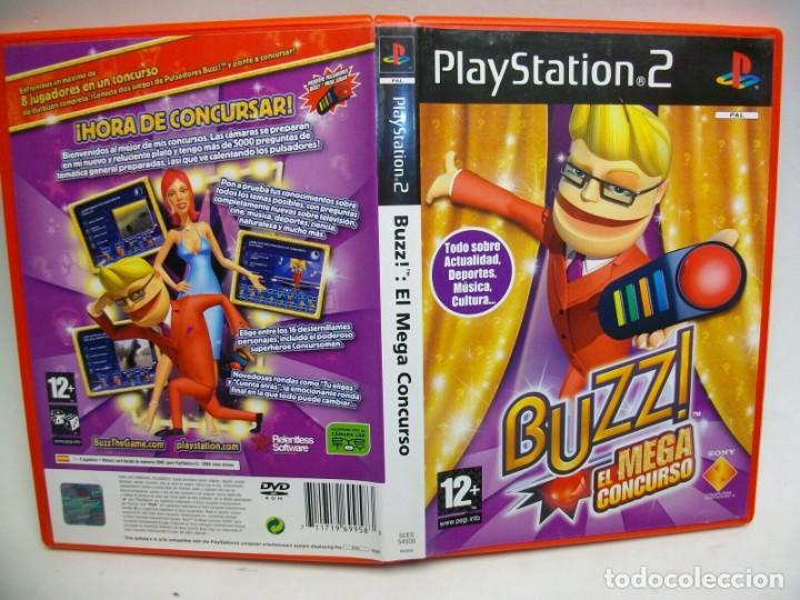 Videojuegos y consolas: BUZZ! EL MEGA CONCURSO de SONY PS2 SIN BUZZERS - Foto 2