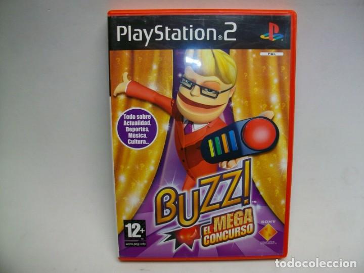 Videojuegos y consolas: BUZZ! EL MEGA CONCURSO de SONY PS2 SIN BUZZERS - Foto 1