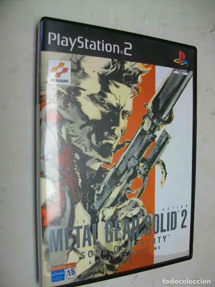 Videojuegos y consolas: METAL GEAR SOLID 2 JUEGO PARA LA SONY PS2 - Foto 1