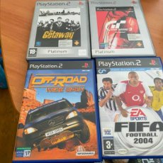 Videojuegos y Consolas: PLAYSTATION 2 PS2 LOTE OFF-ROAD, GETAWAY, FIFA FOOTBALL 2004, GRAN TURISMO 3 (DVDI2)