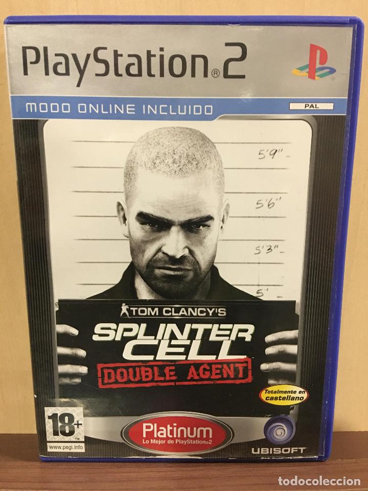 Videojuegos y consolas: Splinter Cell: Double Agent (Platinum) - PS2 (2&ordf; Mano - Bueno) - Foto 1