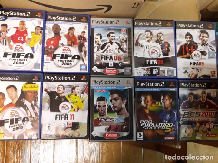 LOTE 10 JUEGOS DE FUTBOL PARA PS2 (Juguetes - Videojuegos y Consolas - Sony - PS2)