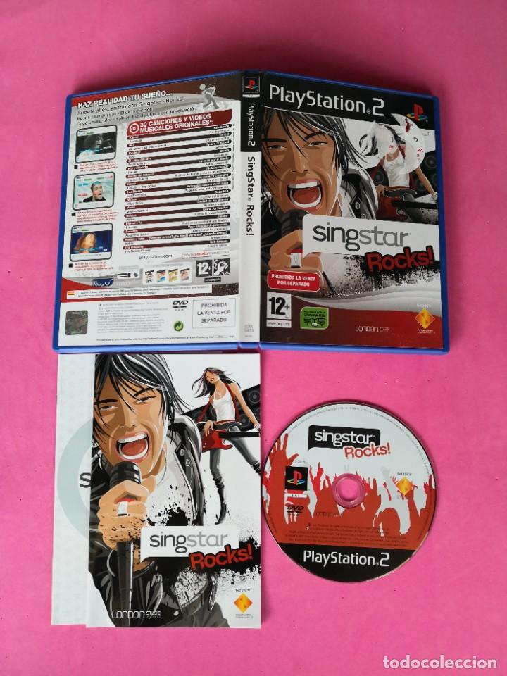 Videojuegos y consolas: SINGSTAR ROCKS PS2 playstation - Foto 1