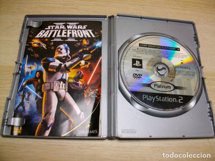 Videojuegos y consolas: Star Wars Battlefront 2 Platinum PlayStation2 - Foto 2