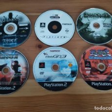Videojuegos y Consolas: PS2 Y PC - LOTE 6 SOLO DISCOS - PS2: YU GI OH, STAR WARS, TIME CRISIS- PC: GP3, HITMAN,STARCRAFT