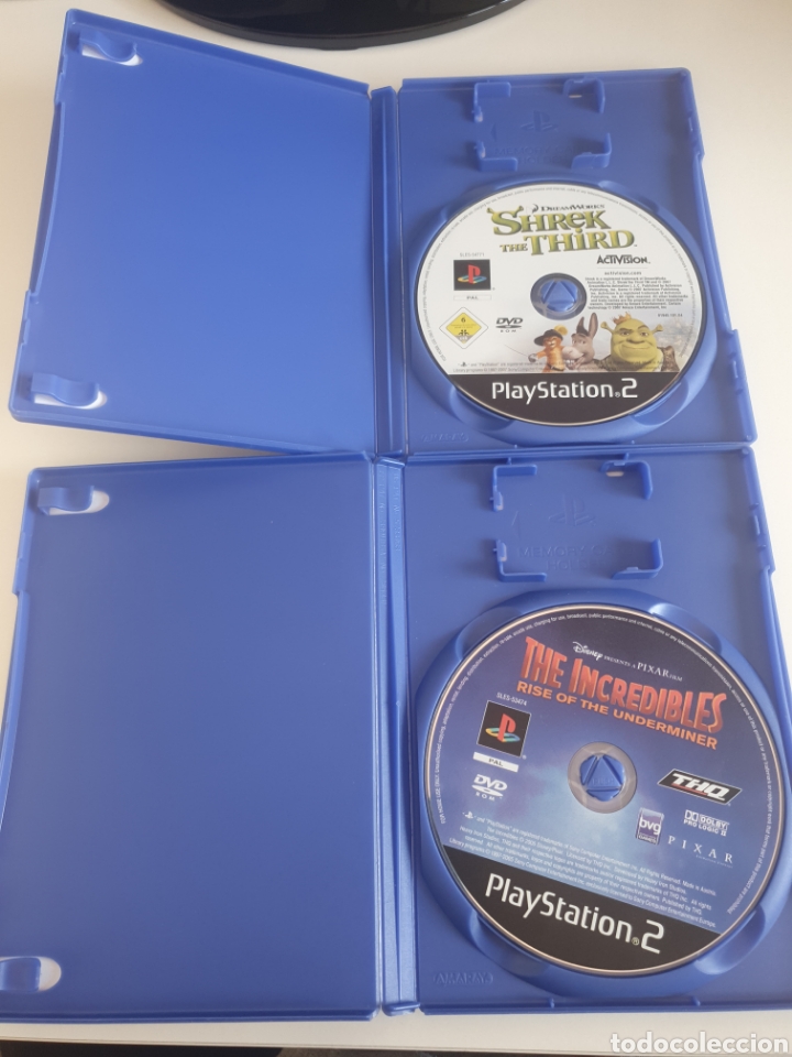 Videojuegos y consolas: Shrek Tercero + Los incre&iacute;bles PS2 - Foto 3