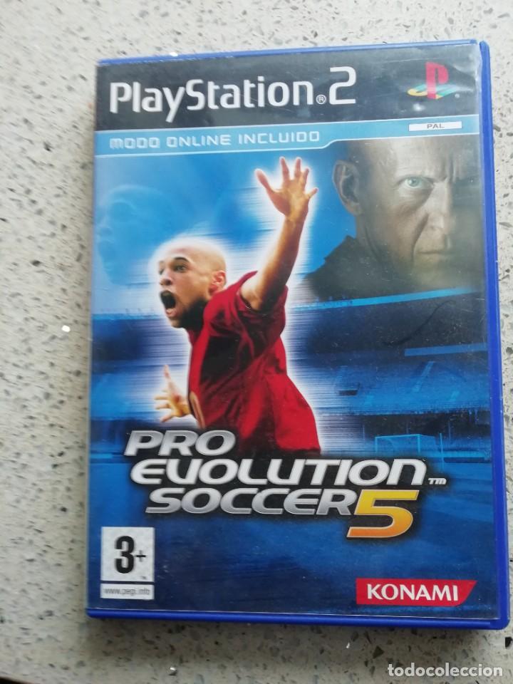 Videojuegos y consolas: Play station 2 pro evolution soccer 5 - Foto 1