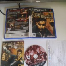 Videojuegos y Consolas: DEAD TO RIGHTS PS2 PLAYSTATION 2 COMPLETO PAL-ESPAÑA. Lote 332156348