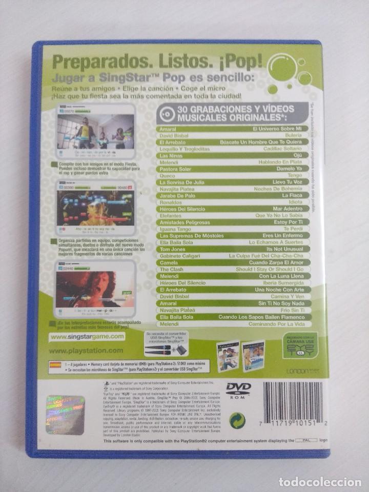 Videojuegos y consolas: SINGSTAR POP/PS2. - Foto 3