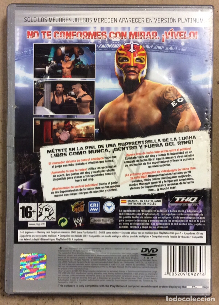 Videojuegos y consolas: SMACKDOWN VS RAW 2007. PLAYSTATION 2. PLATINUM. - Foto 3