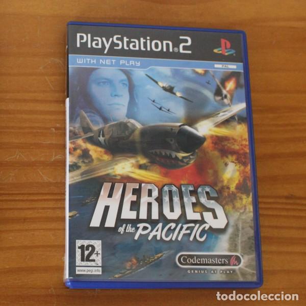 Playstation 2 PS2 VF Heroes of the Pacific PAS DE JEU BOITE VIDE et notice