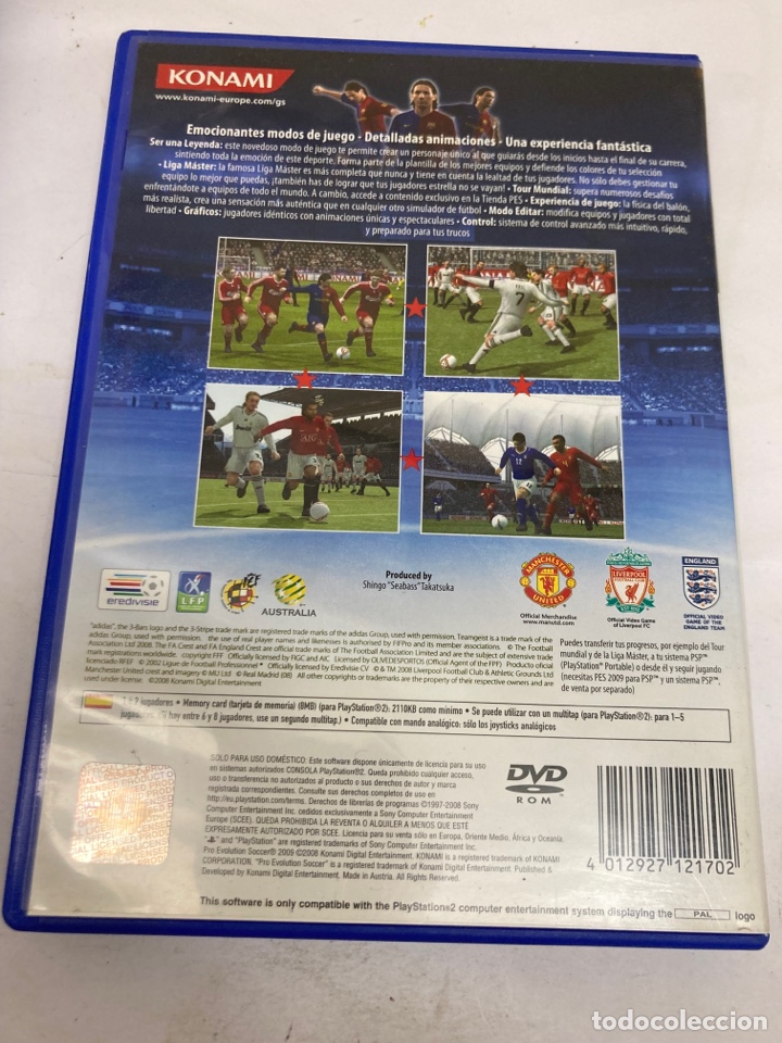 Videojuegos y consolas: Juego PlayStation 2 Pro Evolution Soccer&reg; 2009 - Foto 2