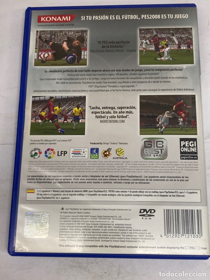 Videojuegos y consolas: Juego PlayStation 2 Pro Evolution Soccer&reg; 2008 - Foto 2