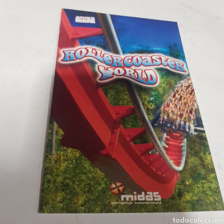 Videojuegos y consolas: MPS2 447 roller coaster world - MANUAL PLAYSTATION 2 - Foto 1