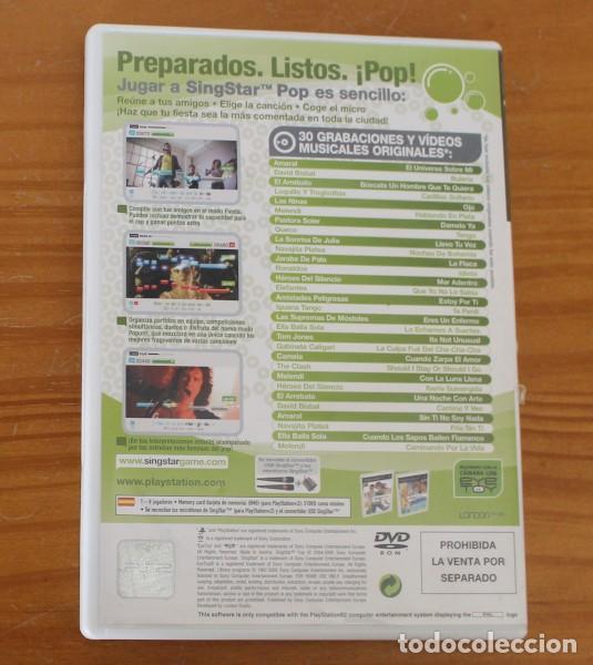Videojuegos y consolas: PS2 SINGSTAR POP. PAL ESPA&Ntilde;A - Foto 2