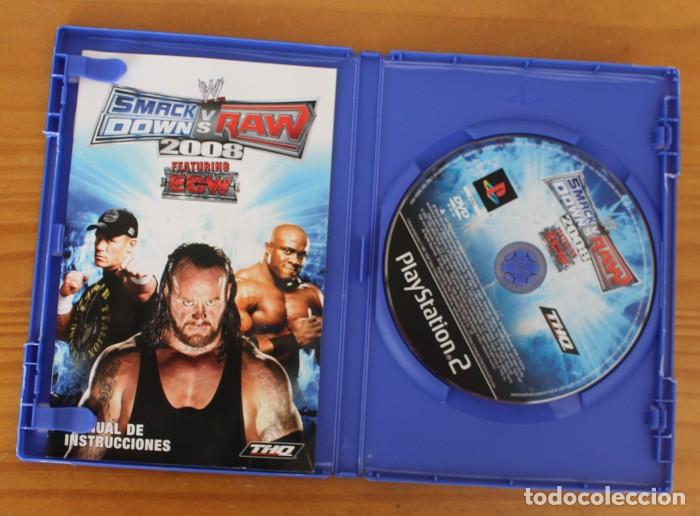 Videojuegos y consolas: PS2 WWE SMACKDOWN VS RAW 2008. PAL ESPA&Ntilde;A - Foto 3