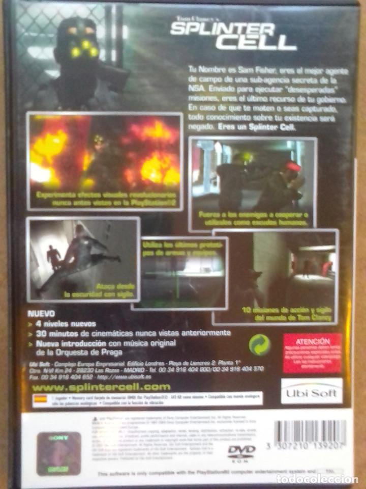 Videojuegos y consolas: Tom Clancys Splinter cell - PS2 (Playstation 2) - Foto 2