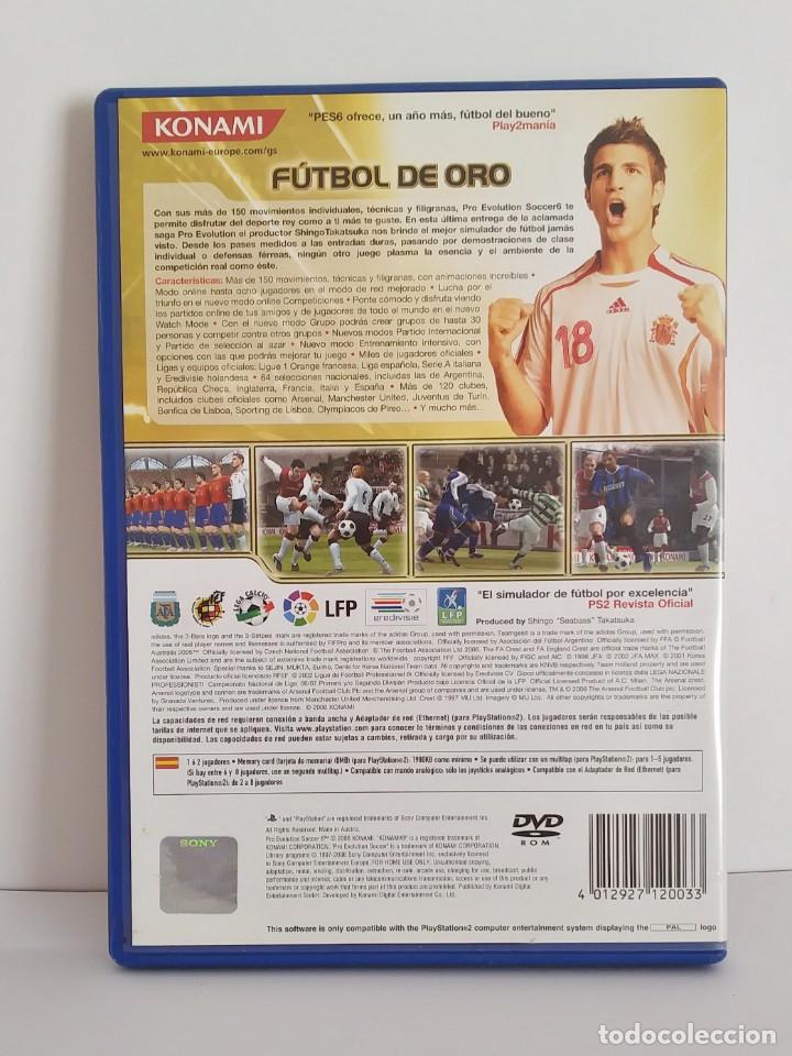 Videojuegos y consolas: PRO EVOLUTION SOCCER 6 PS2 PAL COMPLETO - Foto 3