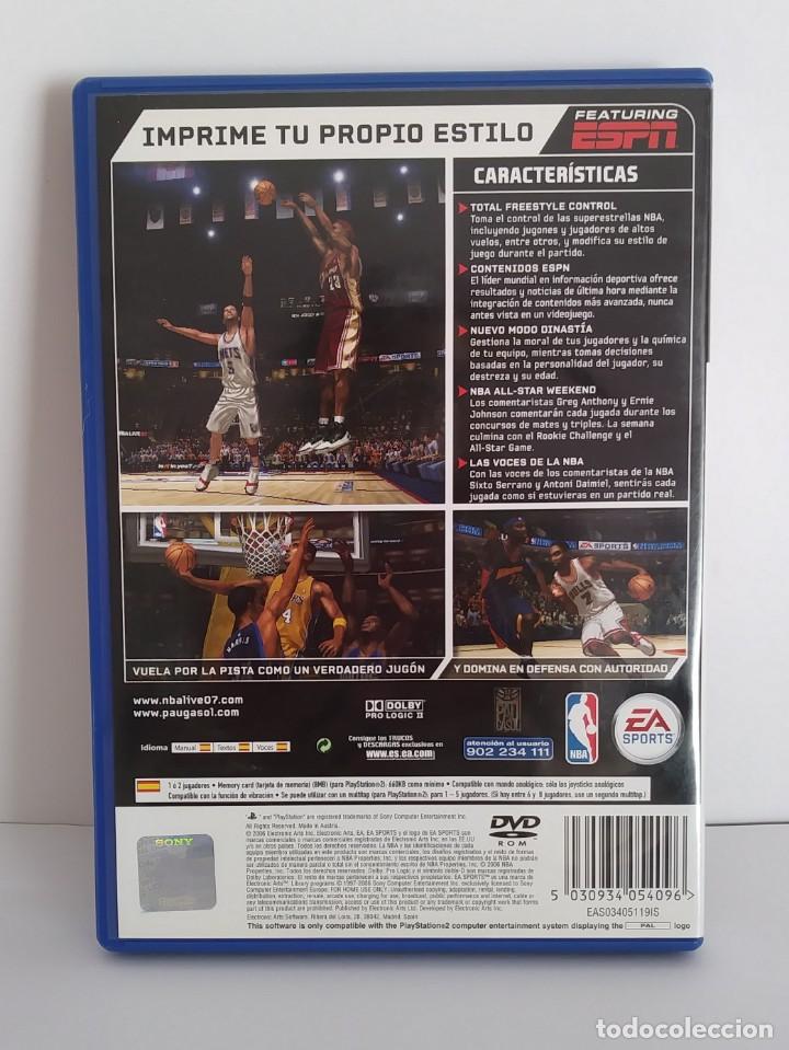 Videojuegos y consolas: NBA LIVE 07 PS 2 PAL COMPLETO - Foto 3